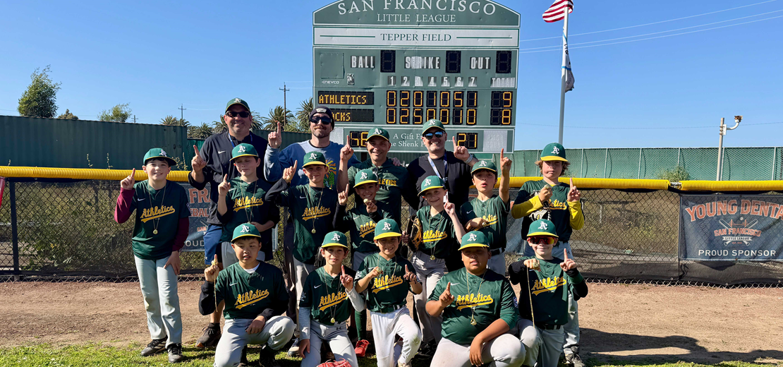 2026 AA Minors Division Champions - Athletics